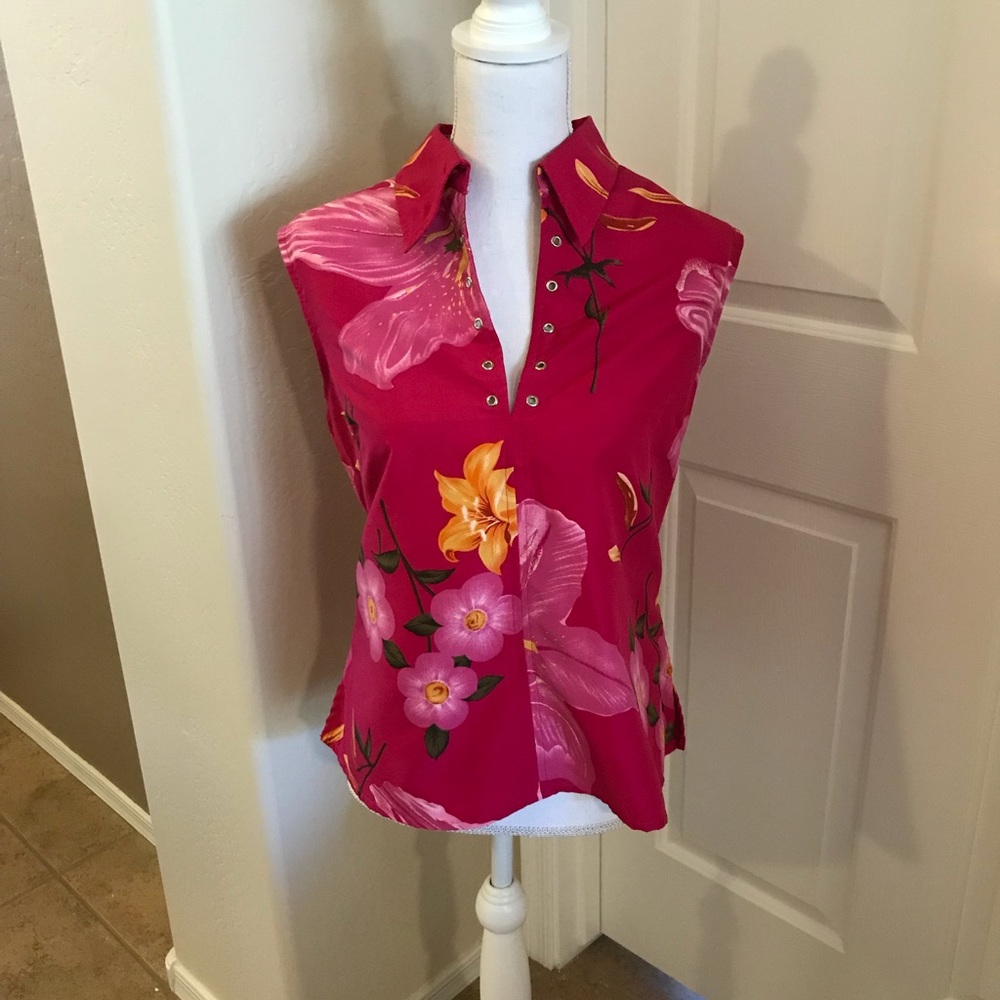 SIMPLY ME Woman’s Sleeveless Blouse, sz 1X